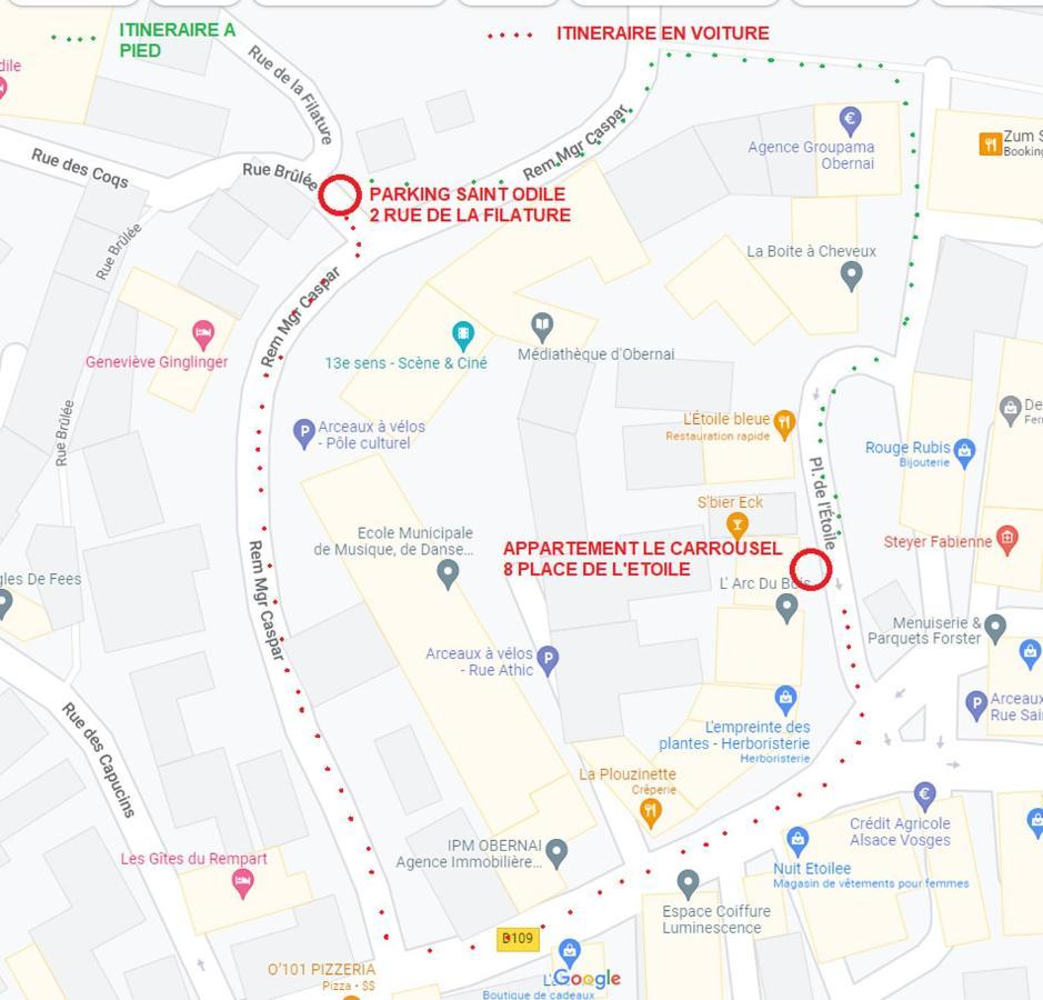 Le Carrousel - Appartement Cosy Centre Obernai Zewnętrze zdjęcie